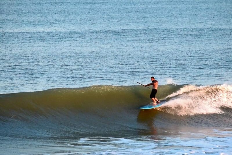 SUP Surfing at Cocoa Beach Pier