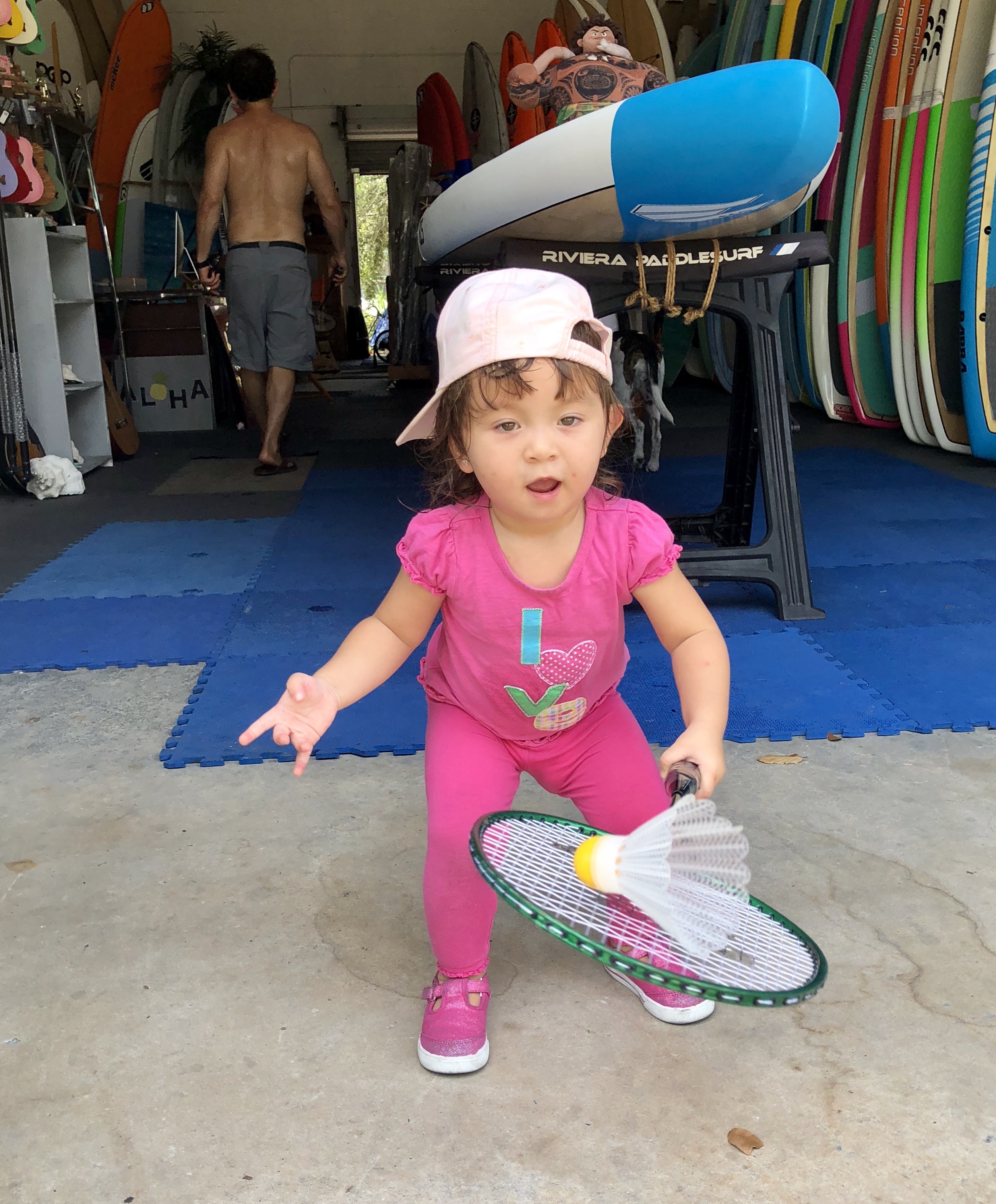 Girard Middleton and Daughter Audrey at SoBe Surf & Paddle Girard Middleton and Daughter Audrey at SoBe Surf & Paddle